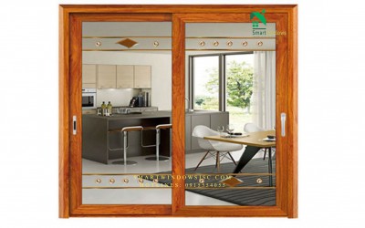 Cửa nhôm Xingfa màu vân gỗ là gì ? Ưu điểm của nhôm vân gỗ