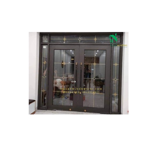 Cửa nhôm thủy lực phù hợp với kiến trúc hiện đại tại xã Nam Hồng, Đông Anh, Hà Nội