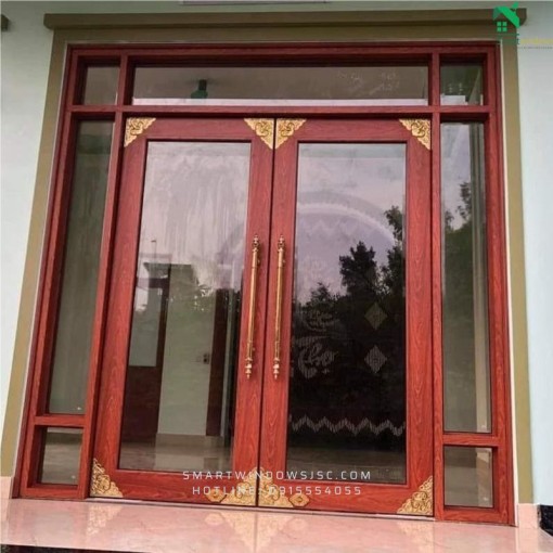 Cửa nhôm thủy lực tiết kiệm không gian cho nhà ở tại xã Đông Hội,Đông Anh, Hà Nội