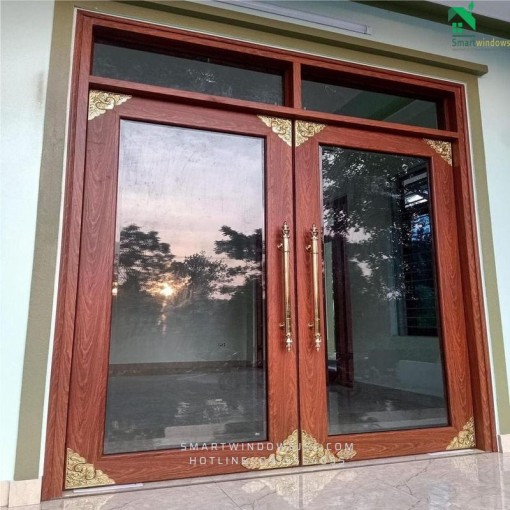 Cửa nhôm thủy lực chống ồn cho văn phòng tại xã Hải Bối,Đông Anh,Hà Nội