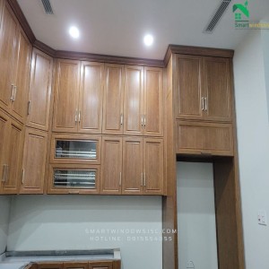 Tủ Bếp Nhôm Omega Tại Quận Nam Từ Liêm – Bền Đẹp, Chống Nước, Chuẩn Nội Thất Hiện Đại
