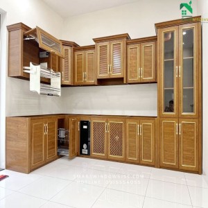Tủ Bếp Nhôm Omega Tại Quận Thanh Xuân – Bền Đẹp, Chống Nước, Tối Ưu Không Gian Bếp