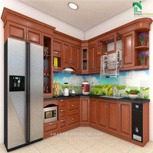 Tủ Bếp Nhôm Omega Tại Huyện Thanh Trì – Nội Thất Bếp Cao Cấp, Bền Đẹp, Chống Nước Tuyệt Đối