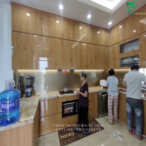 Kính Ốp Bếp Tại Gia Lâm – Nâng Tầm Không Gian Bếp Sang Trọng, Hiện Đại, Bền Đẹp