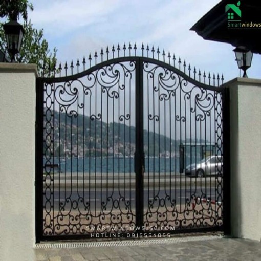 Cổng Sắt Sơn Tĩnh Điện Phúc Thọ – An Toàn, Sang Trọng, Phù Hợp Với Biệt Thự Và Nhà Liền Kề