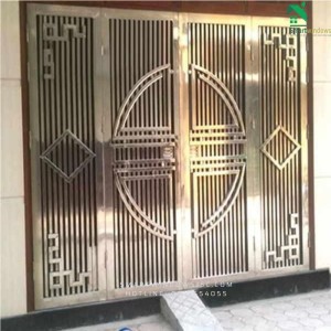 Cổng inox 2 cánh và 4 cánh tại Quận Hai Bà Trưng - Lựa chọn hoàn hảo cho công trình của bạn