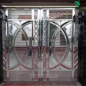 Cổng inox 2 cánh và 4 cánh tại Huyện Đông Anh – Giải pháp bền bỉ, thẩm mỹ và bảo vệ hiệu quả