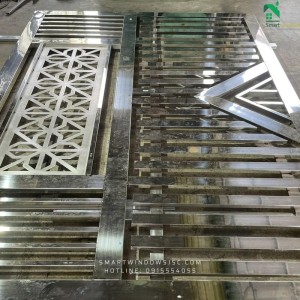 Cổng inox 2 cánh và 4 cánh tại Huyện Thạch Thất – Bền đẹp, hiện đại, bảo vệ tối ưu