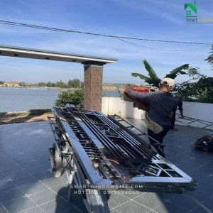 Cổng inox 2 cánh và 4 cánh tại Huyện Ba Vì – Bền bỉ, sang trọng, bảo vệ an toàn cho công trình
