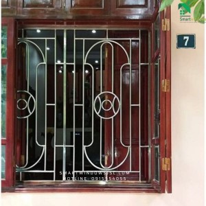 Chấn song inox 304 cho cửa sổ nhà phố nhỏ tại Thanh Trì – An toàn, gọn gàng, không gỉ