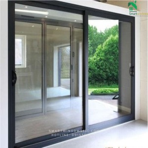 Cửa đi mở lùa nhôm Xingfa 2 cánh và 4 cánh tối ưu không gian phố cổ Hoàn Kiếm