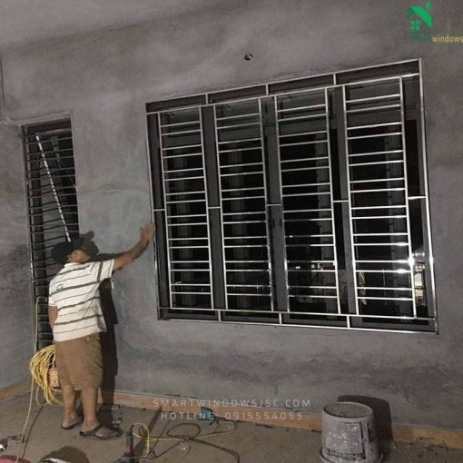 Chấn song inox 304 cho biệt thự sinh thái và nhà gỗ tại Ba Vì – Bền đẹp, hài hòa với thiên nhiên