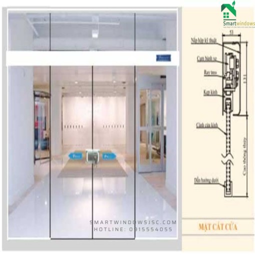 Cửa lùa trượt thủy lực ZAMILLDOOR