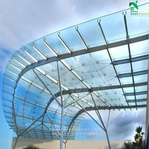 Mái kính cường lực lấy sáng tại Hà Nội