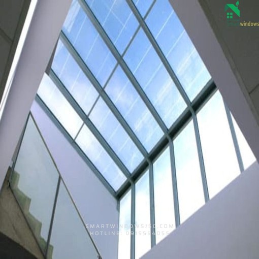 Mái kính cường lực lấy sáng tại Hà Nội