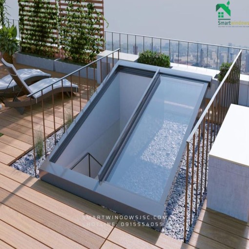 Mái kính cường lực lấy sáng tại Hà Nội