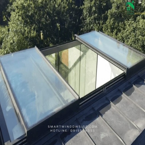 Mái kính cường lực lấy sáng tại Hà Nội