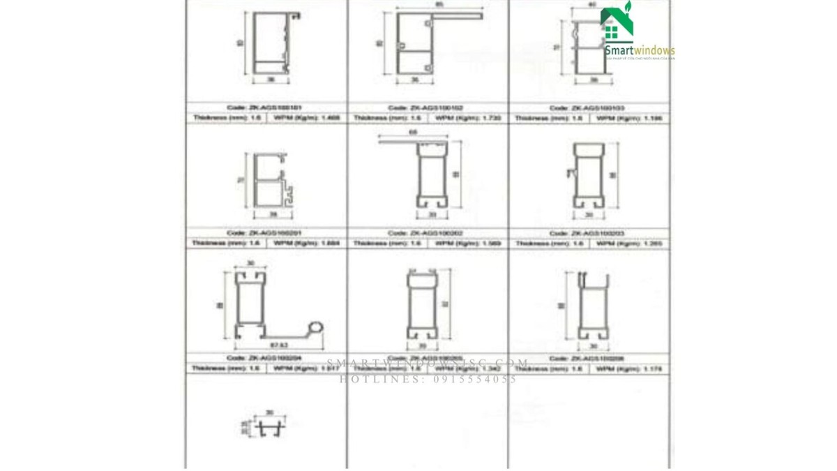 Cửa lùa trượt quay tối ưu diện tích cho chung cư tại Thái Bình