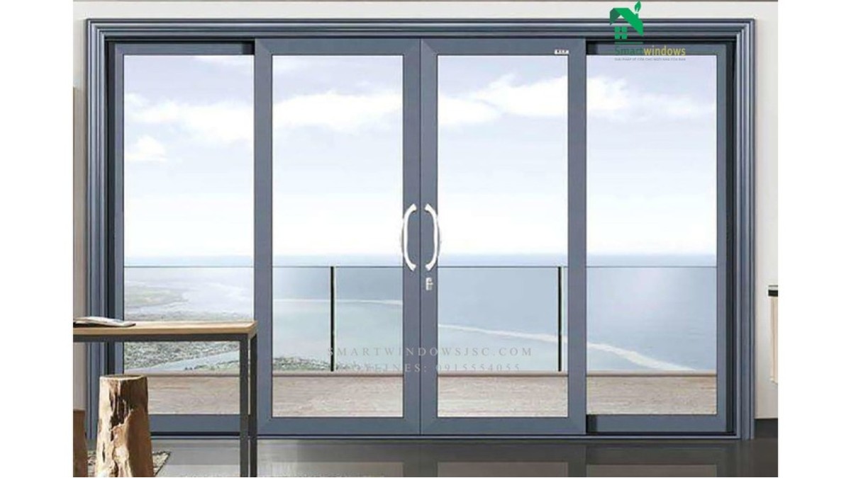 Cửa lùa trượt quay tối ưu diện tích cho chung cư tại Thái Bình