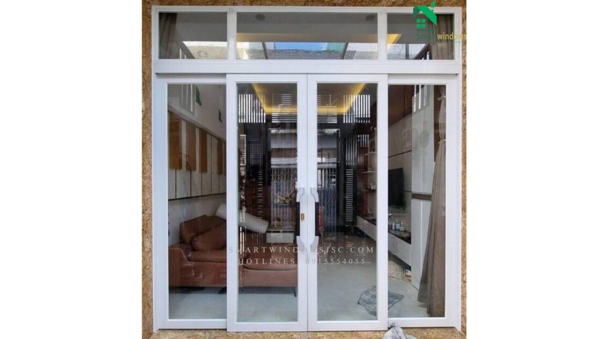Cửa lùa trượt quay tối ưu diện tích cho chung cư tại Thái Bình