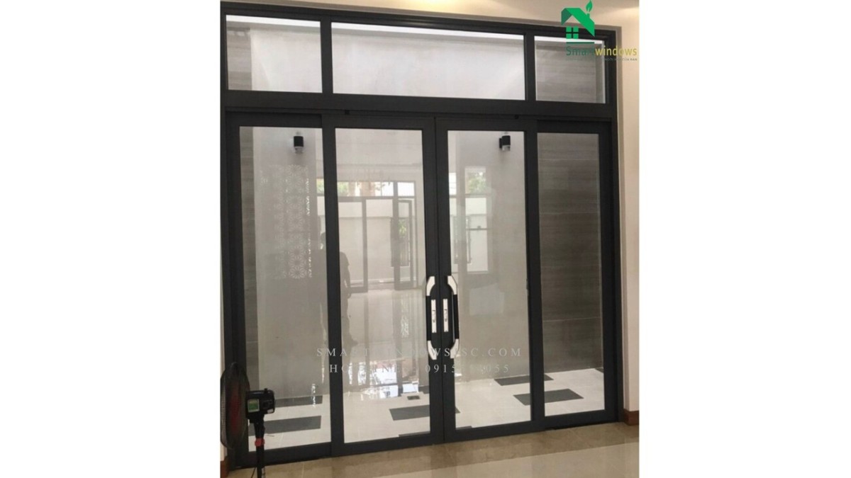 Cửa lùa trượt quay tối ưu diện tích cho chung cư tại Thái Bình