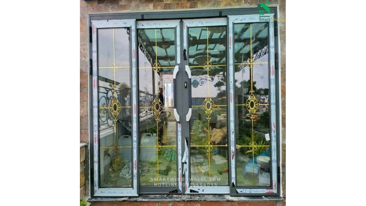 Cửa lùa trượt quay hiện đại cho nhà phố tại Tuyên Quang