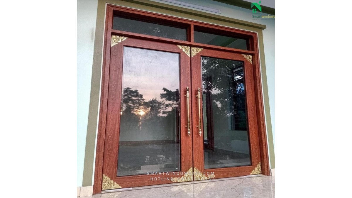 Cửa nhôm thủy lực cao cấp cho biệt thự tại huyện Thanh Oai, Hà Nội