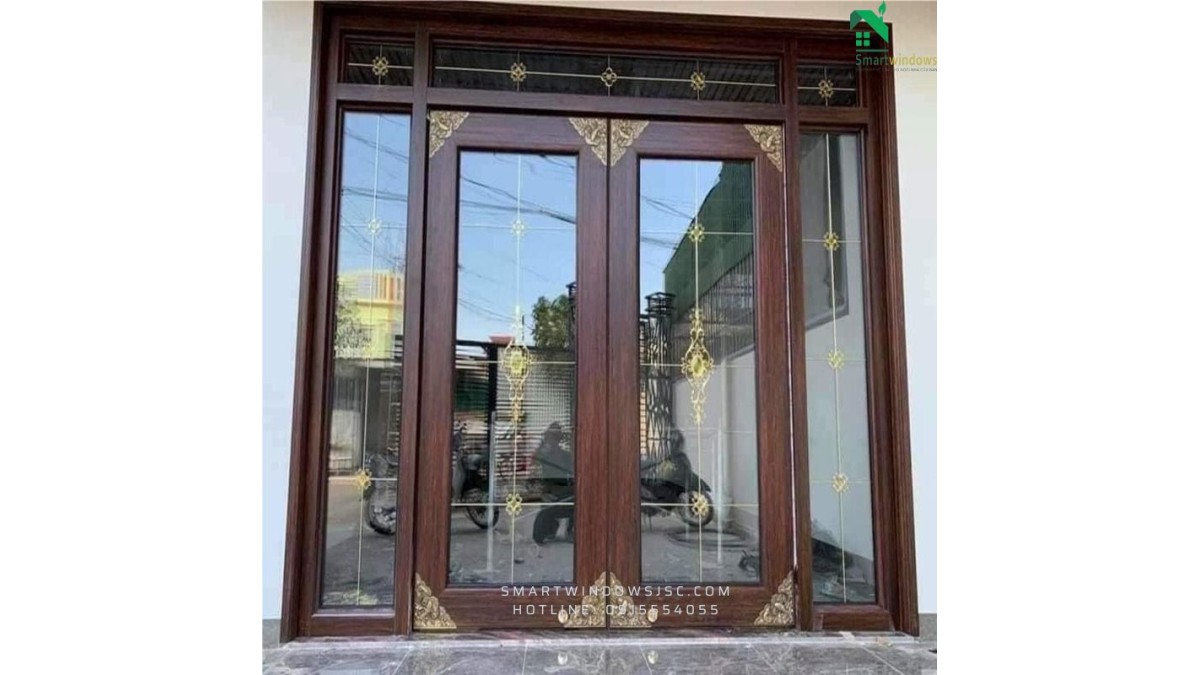 Cửa nhôm thủy lực cao cấp cho biệt thự tại huyện Thanh Oai, Hà Nội