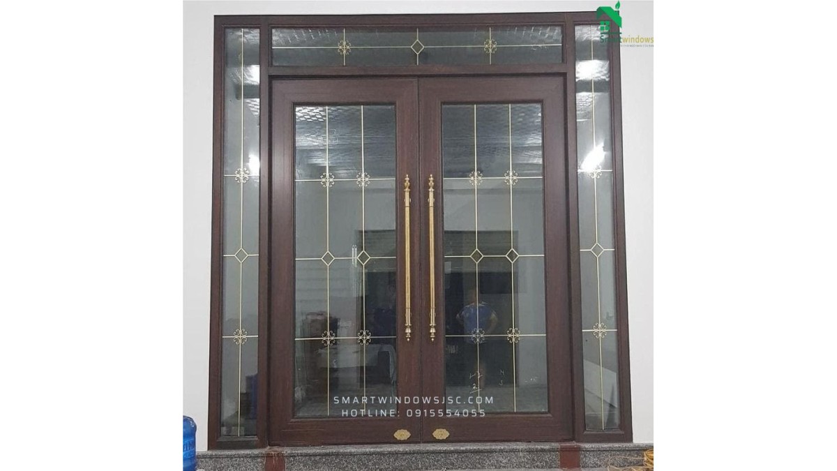 Cửa nhôm thủy lực cao cấp cho biệt thự tại huyện Thanh Oai, Hà Nội