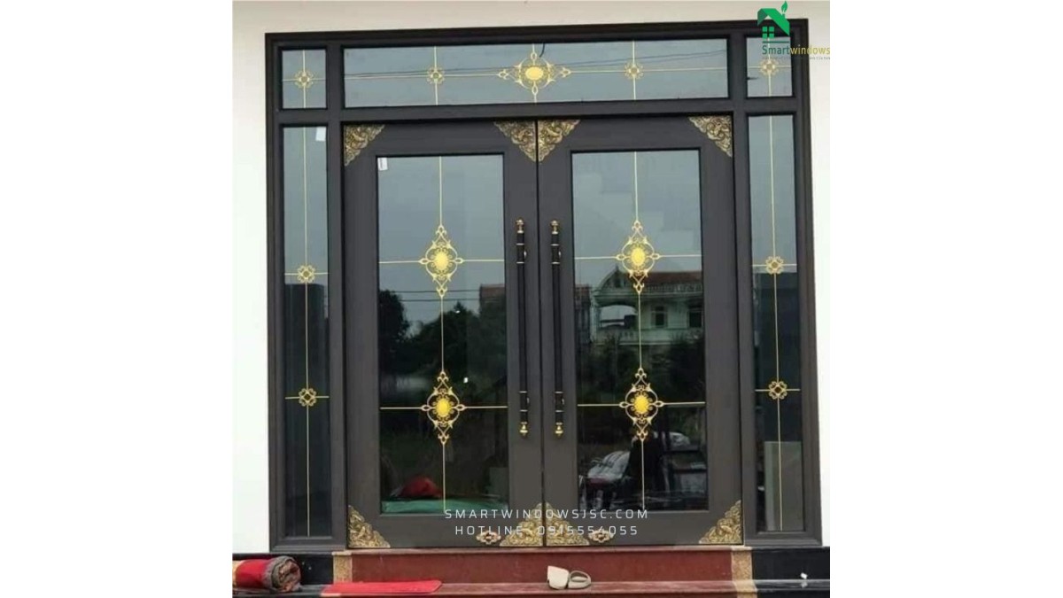 Cửa nhôm thủy lực cao cấp cho biệt thự tại huyện Thanh Oai, Hà Nội