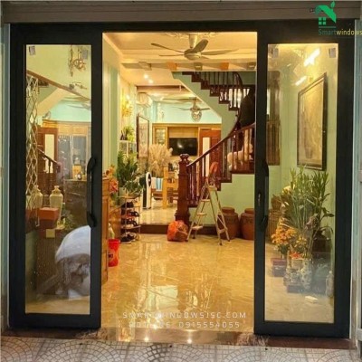 Cửa lùa trượt quay cao cấp cho căn hộ chung cư tại Hải Phòng