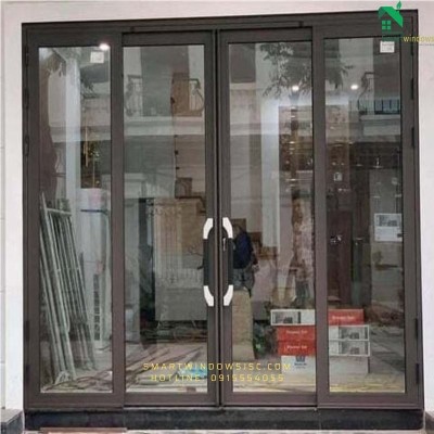 Cửa lùa trượt quay tiện ích cho nhà phố tại Lạng Sơn