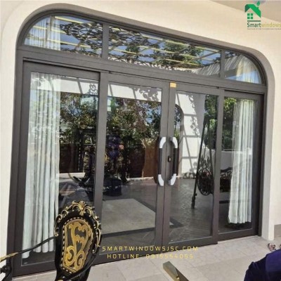 Cửa lùa trượt quay hiện đại cho nhà phố tại Hà Nam