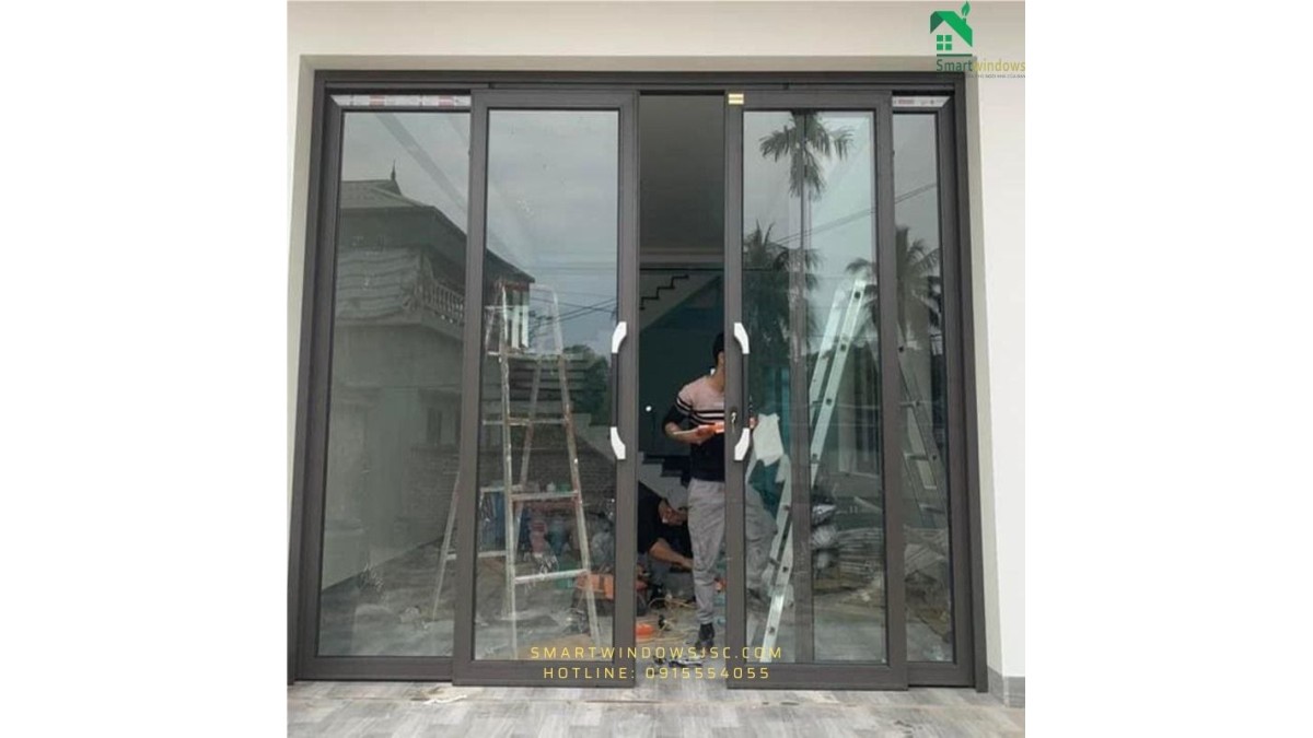 Cửa lùa trượt quay - Giải pháp tối ưu cho không gian sống tại Huyện Đan Phượng